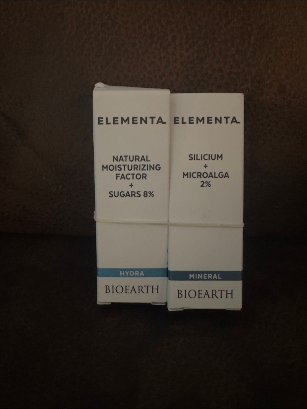 Elementa Bioearth Hydrating & Mineral Skincare Duo — White and Blue